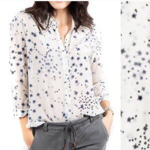 Xirena Beau Hydra Star White Button Down Shirt